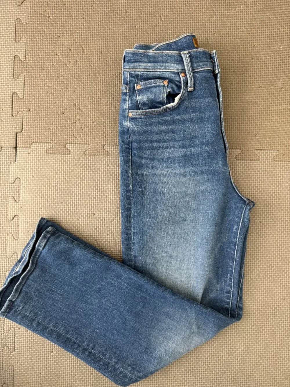 MOTHER The Pixie Rambler Ankle Jeans – Briefly Gorgeous Wash-28-Ankle/Hight Rise